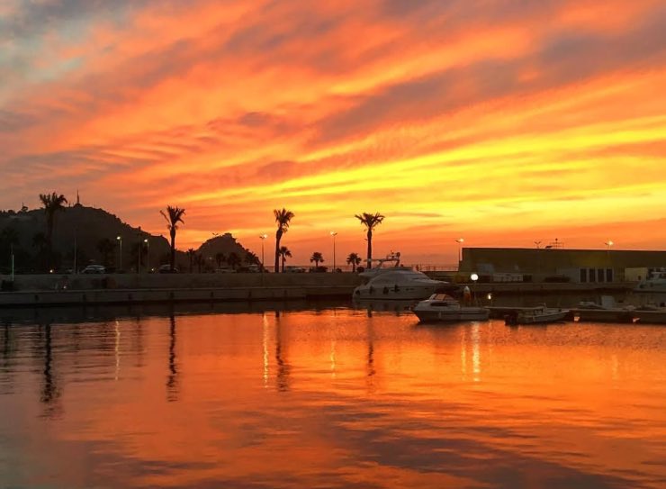 Tramonto in Sicilia