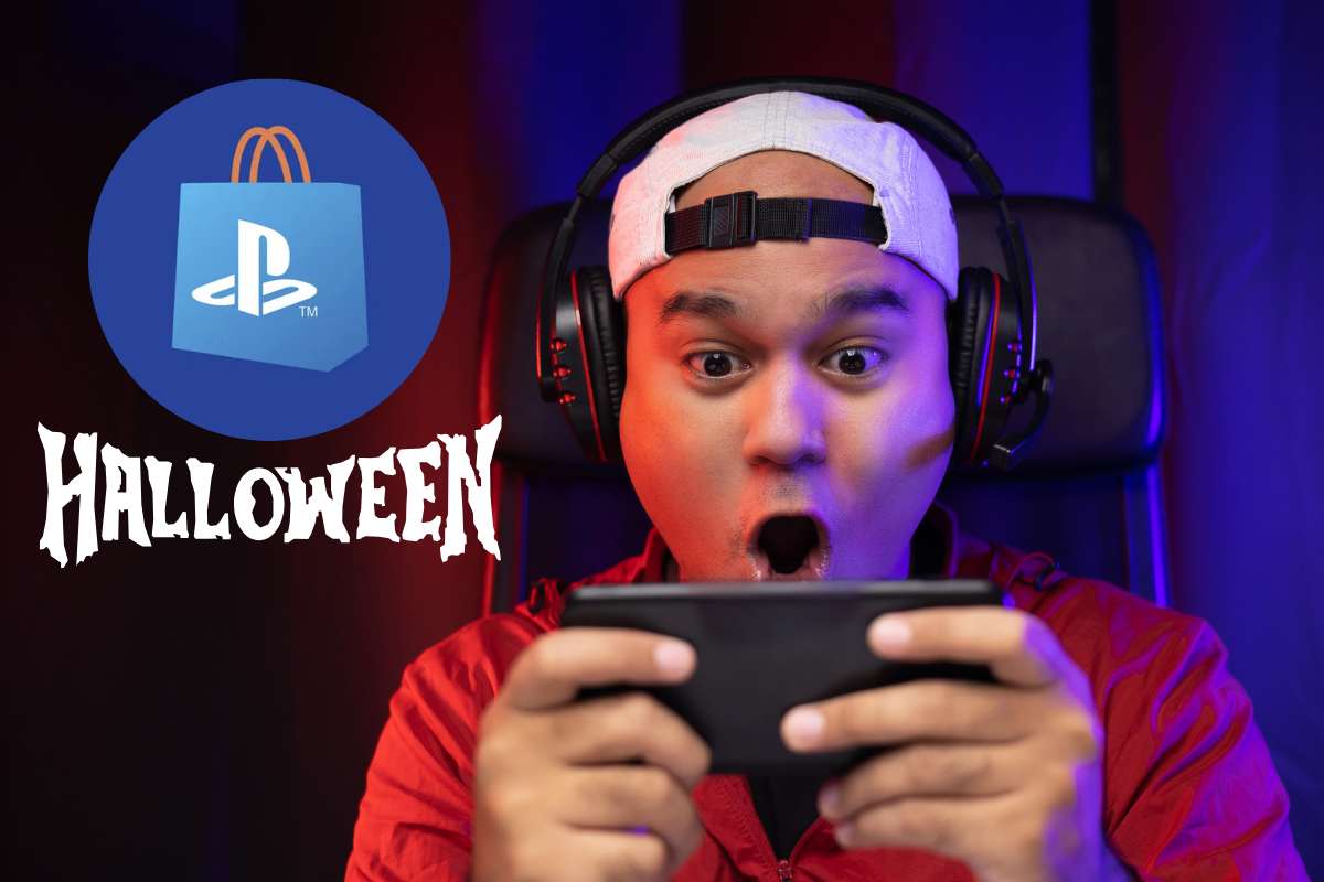 gamer logo playstation store halloween
