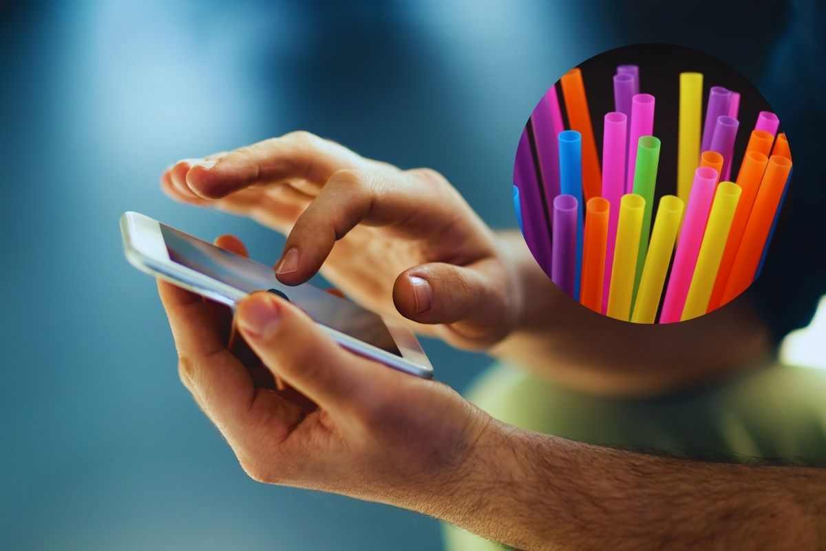 smartphone: il trucco della cannuccia
