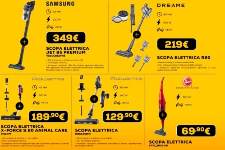 volantino euronics scope elettriche